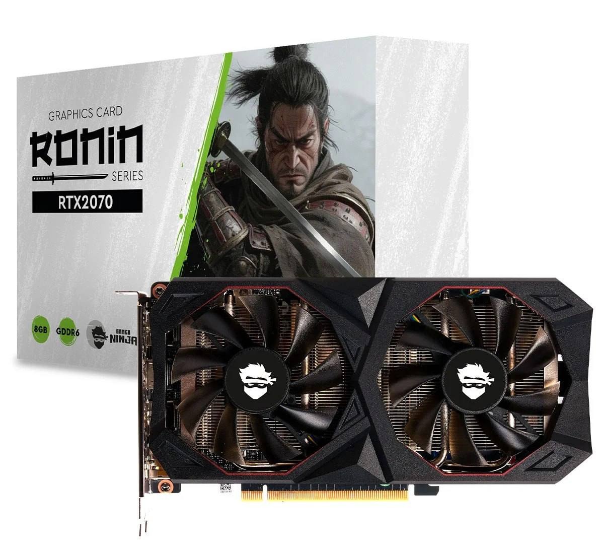 Placa De Video Gamer Ninja Nvidia Geforce Rtx 2070 Ronin