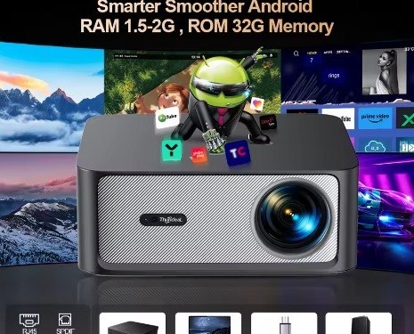Projetor ThundeaL 3000 ANSI Lúmens 4K Full HD TD98Pro
