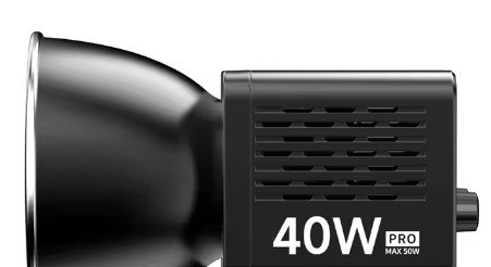 Ulanzi L023 40W Pro Luz de vídeo portátil Led COB Luz bicolor 2500K-6500K 3400mAh para estúdio fotográfico de streaming ao vivo de vídeo