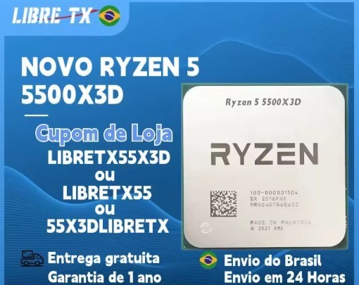 Processador Ryzen 5 5500X3D