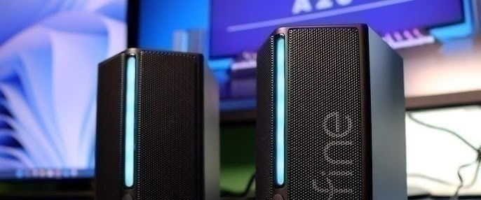 Caixa De Som Fifine A20, Estéreo, RGB, USB3,5, Preto