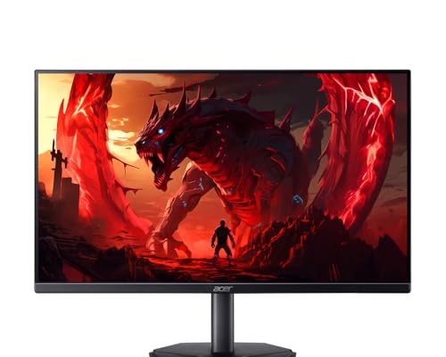 Acer Nitro KG270 P0bi, 27 Polegadas, 1920x1080 Full HD, Monitor Gamer LED VA, 169, Anti-Reflexo, 10001, 1ms, 144Hz, 18W