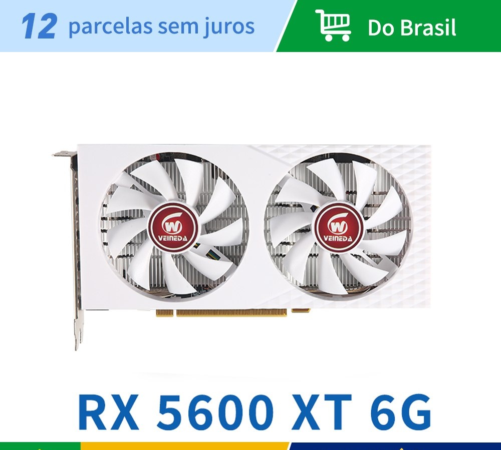 Placa de vídeo Veineda RX5600 6G
