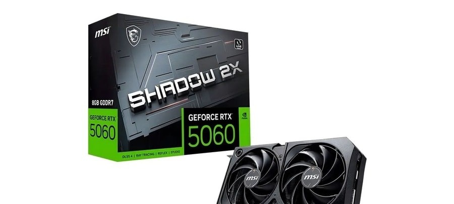 Placa de vídeo msi geforce rtx 5060 shadow 2x oc 8GB gddr7 128-bit