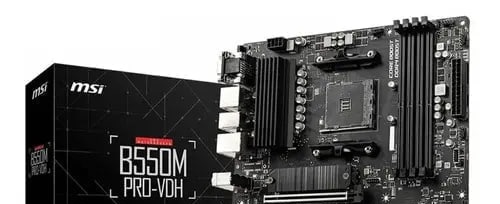 Placa-mãe MSI B550m Pro-VDH Am4 HDMI VGA Dport