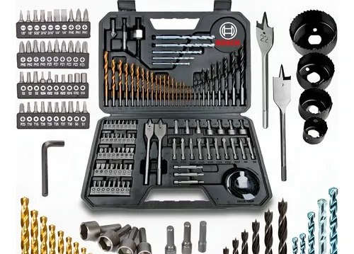 Jogo De Brocas Bits 103 Peças Bosch Com Maleta Profissional