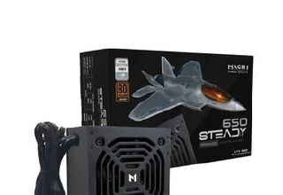 Fonte MACH1 Steady, 650W, 80 Plus Bronze, PFC Ativo, Preto - 650Steady