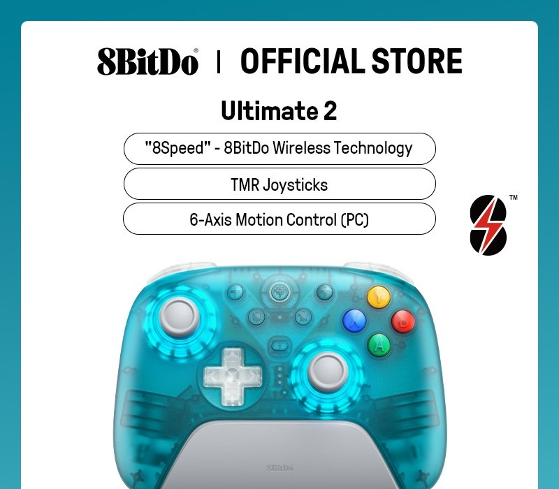 Controle 8BitDo Ultimate 2 Wireless Azul