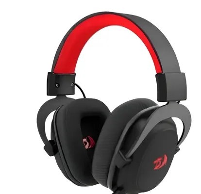 Headset Gamer Redragon Zeus Lite Preto Drivers 53mm com Microfone Removível