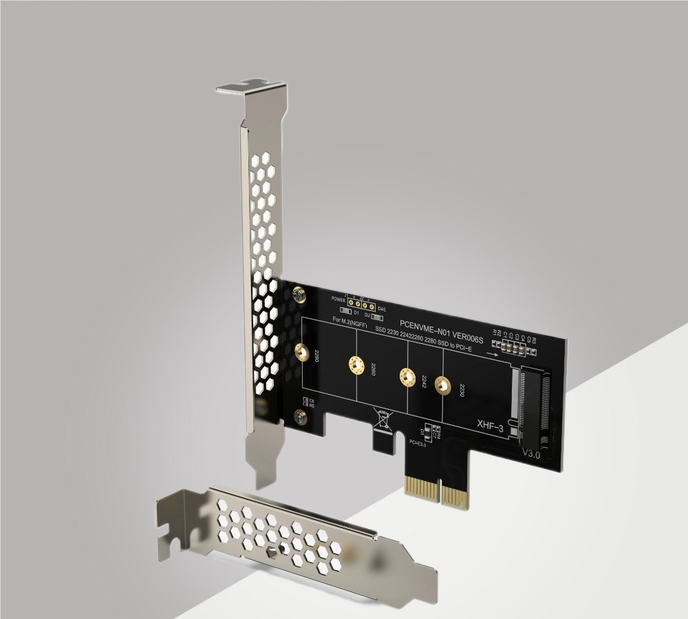 Adaptador PCIe x1 para M.2 NVMe