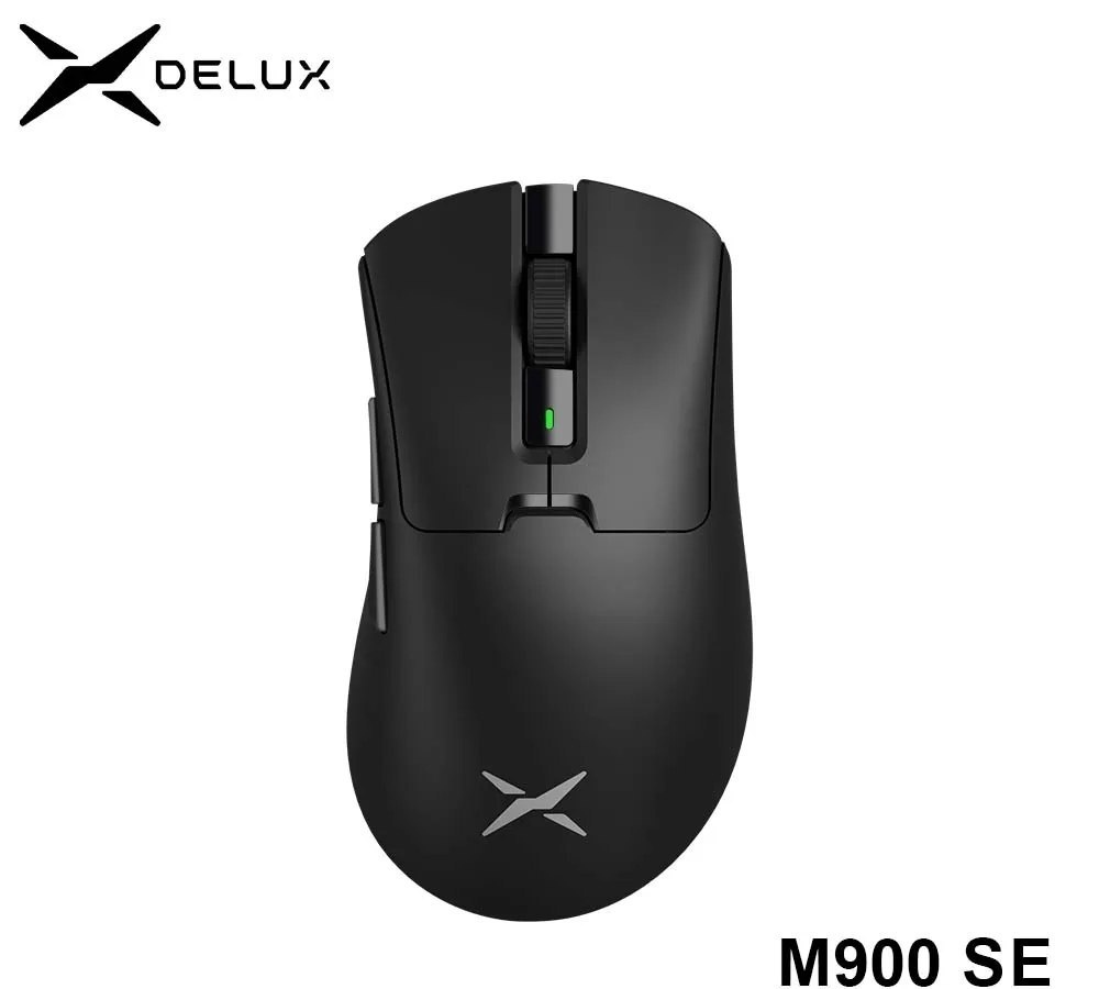 Mouse Sem Fio Delux M900 Se PAW3311 1000Hz -63g 2.4GhzCom Fio 400mAh