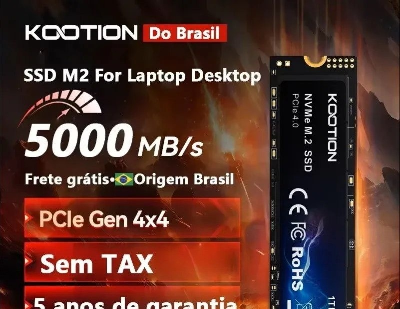 SSD NVMe KOOTION 1TB Gen 4  M.2  pcie 4.0x4 KOOTION
