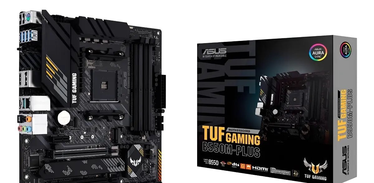 Placa-mãe Asus Pamd Am4 B550m-plus Tuf Gaming 4xddr4 Matx