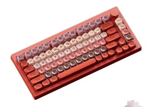 Teclado Mecânico Akko x Veekos K75 Layout Lpi 75 Ansi Us Hot-swappable Rgb