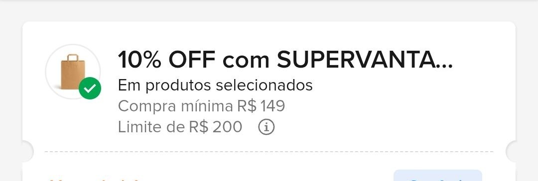 CUPOM MERCADO LIVRE
