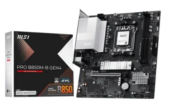 Placa Mãe Msi Pro B850m-B Gen4 Am5 2xDDR5 Chipset Amd B850 Matx