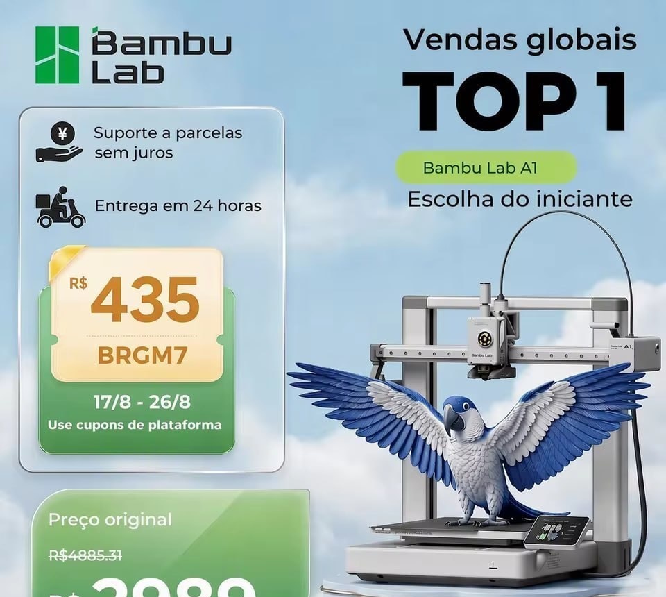 Bambu Lab A1 - Impressora 3D