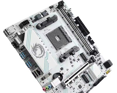 Placa mãe B550M Soyo White Argb 2x Nvme Pcie 4.0