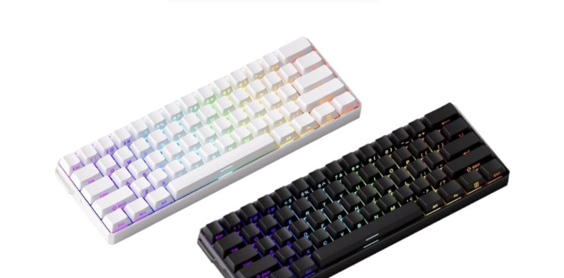 Teclado Magnético Akko Fun60 Pro He, Rgb, 8000Hz, Gatilho rápido 0.001