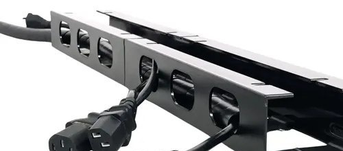 Organizador De Fios E Cabos Baixo Mesa Oculto - 0,5 Mt Cnfe Preto