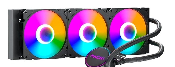 Water Cooler MACH1 Logic, RGB, 360mm, AMD e Intel, Preto - GK360
