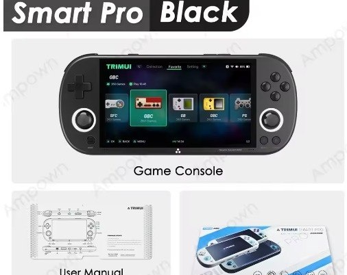 Console Portátil Trimui Smart PRO com WIFI, tela 4.96p IPS, Linux
