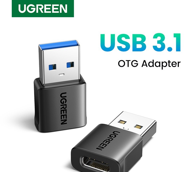 Adaptador Usb 3.1 UGREEN Tipo C fêmea USB A macho