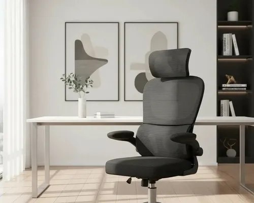 Cadeira Escritório Ergonômica Giratória Apoio Lombar Python Fly