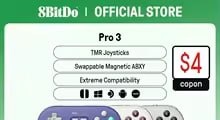 Controle Gamer 8BitDo Pro 3 Retrô, para Switch 12 Windows, Apple, Joysticks TMR, Retro