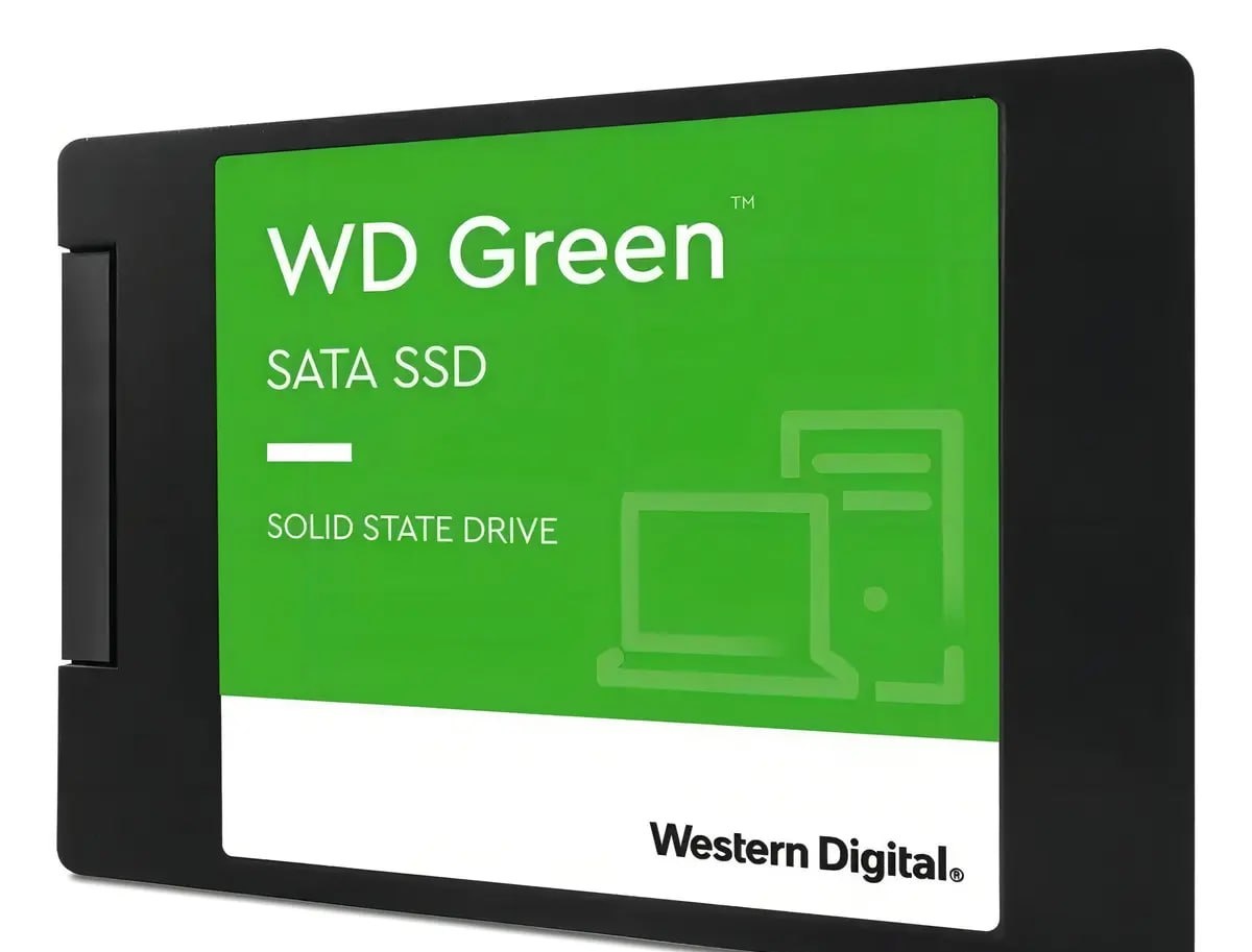 Disco sólido interno Western Digital WD Green WDS100T3G0A 1TB verde