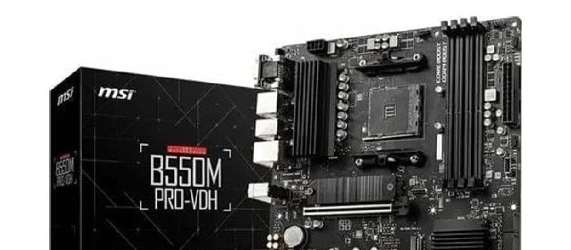 Placa-mãe Msi B550m Pro-Vdh Am4 Hdmi Vga Dport