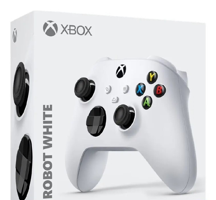Controle Sem Fio Xbox Series Sx Robot White Branco