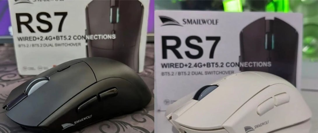 Mouse Gamer Sem Fio Smailwolf Rs7, Sensor Paw3311