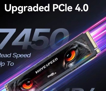 SSD NVME  4TB MOVESPEED M2  GEN4  Pci 4.0  4 TB