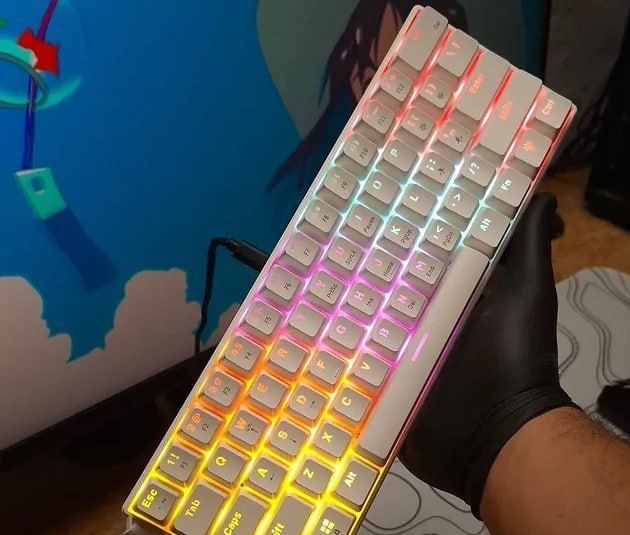 Teclado Mecânico Ajazz Nk61 60 Rgb Com Fio