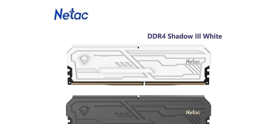 Memória Ram Netac Shadow Iii Ddr4 2x8GB 3200Mhz Preta ou Branca
