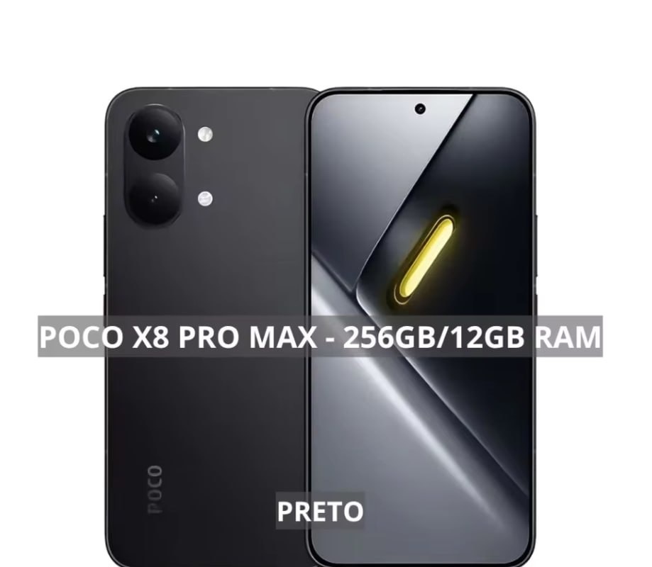 AliExpress NO BRASIL - Smartphone Xiaomi Poco X8 Pro Max 5G, 256GB12GB RAM