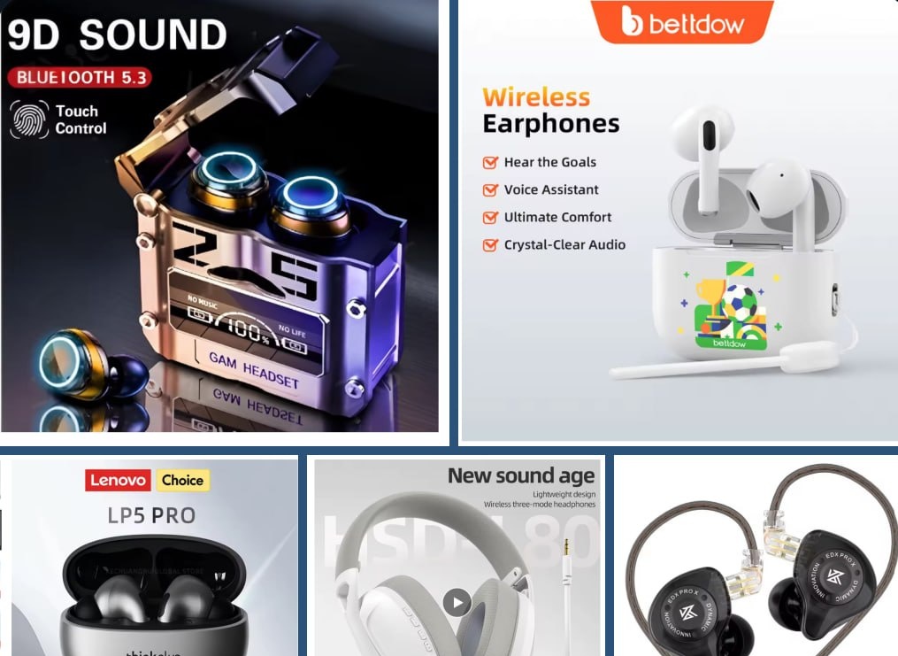 AliExpress - Os Fones mais vendidos dessa Promo do nosso canal