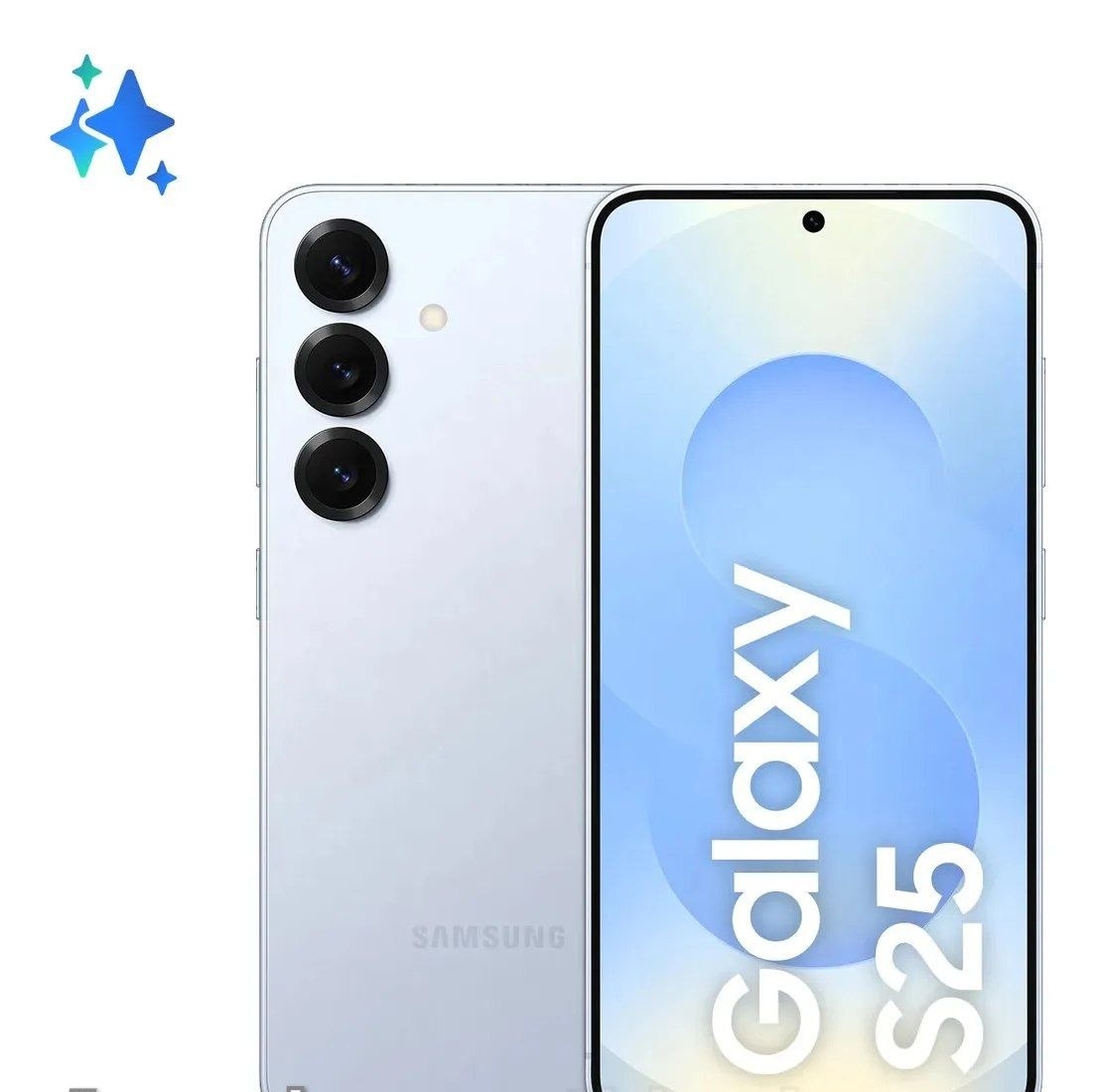 Samsung Galaxy S25 5G, 256GB, 12GB, Câmera Tripla - Azul claro
