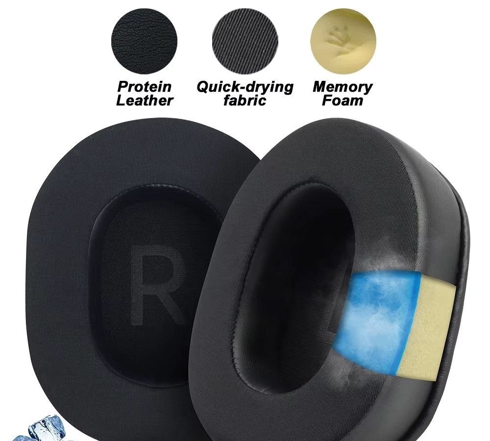 EarPads de tecido para Headset Mchose v9 s9 pro, v9 pro s9 pro mchose x9 fone de ouvido almofadas