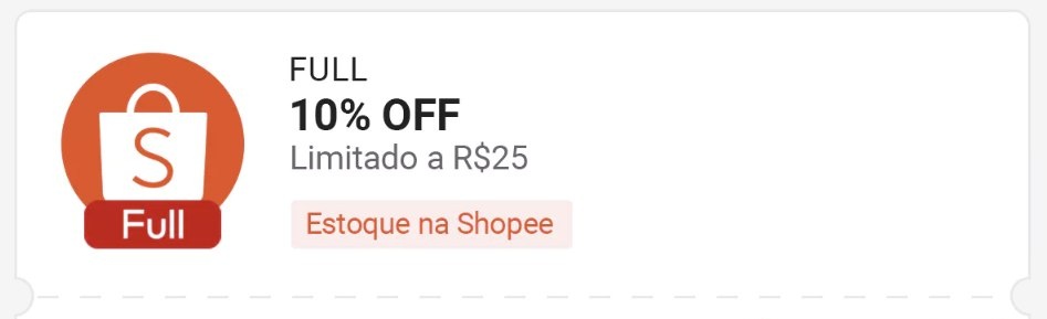 Cupons Shopee em produtos FULL, estoque e envio Shopee