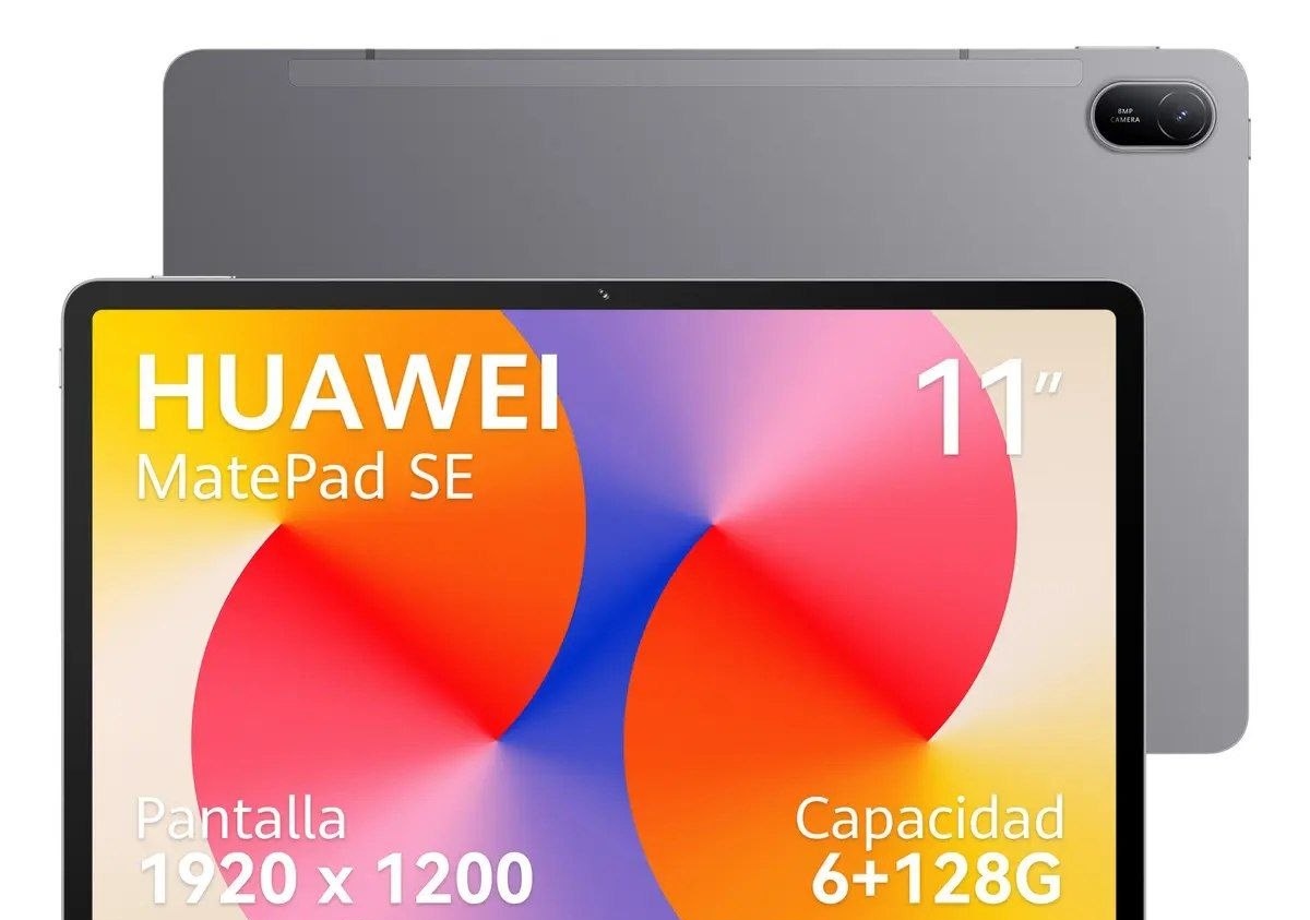 Tablet HUAWEI MatePad SE 11 Wifi 6128GB Tela HUAWEI FullView de 11 para Conforto Visual, Superbateria de 7700 mAh 225W Câmera Traseira 8 MP, Câmera Frontal 5 MP Cinza Nebula