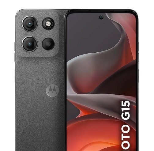 Smartphone Motorola Moto G15 - 256gb 4gb Ram8gb Ram Boost e Camera 50mp Com Ai E Night Vision Bateria De 5200 Mah Tela Fhd 6.7 Com Superbrilho Nfc - Grafite