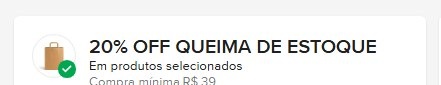 Novo Cupom Mercado Livre