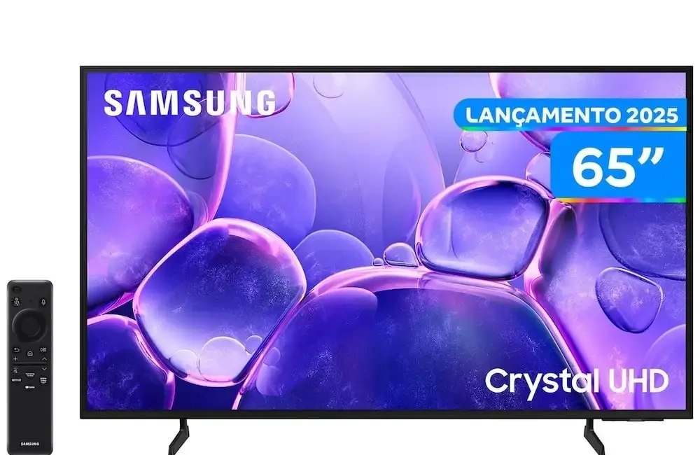 Smart TV 65 Samsung 4K UHD Crystal UHD UN65U8600FGXZD Tizen Bixby 3 HDMI