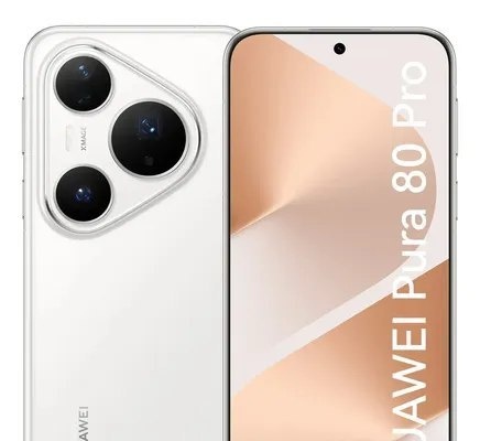 Smartphone HUAWEI Pura 80 Pro 12GB512GB Câmera Ultra-iluminação de 1 Polegada Câmera Teleobjetiva Macro Ultra-iluminação Cancelamento de Ruído por IA 5.170 mAh Dual SuperCharge Celular Branco