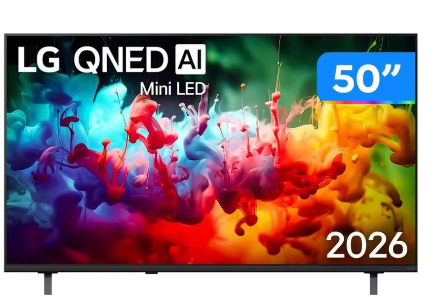 AliExpress NO BRASIL -  Smart TV 50 LG 4K Ultra HD QNED Mini LED 50QNED70BSA WebOS 26 2026
