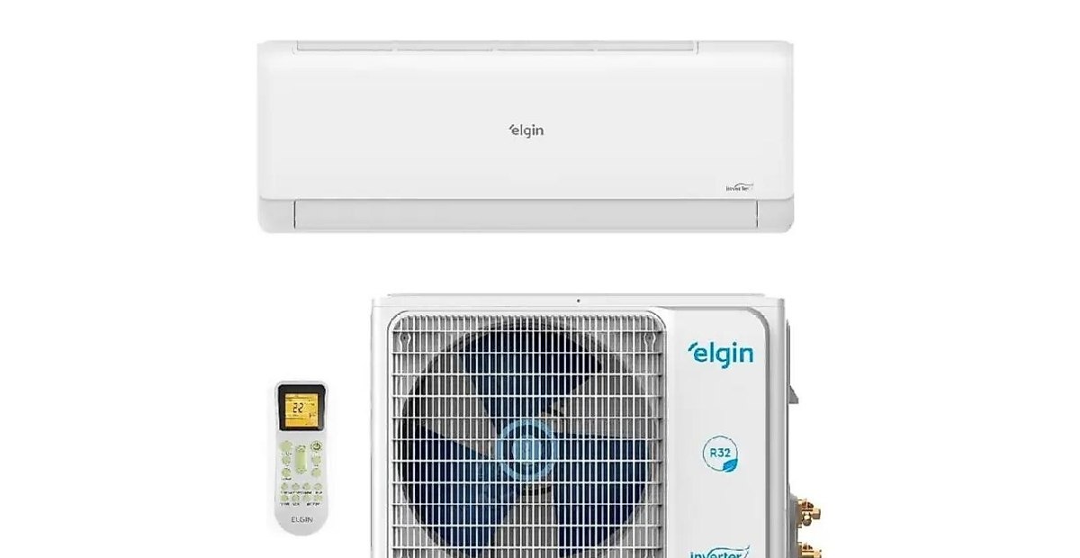 Ar Condicionado Inverter Elgin Eco Ii 18000 Btus Quente e Frio 220v R-32 Wi-Fi