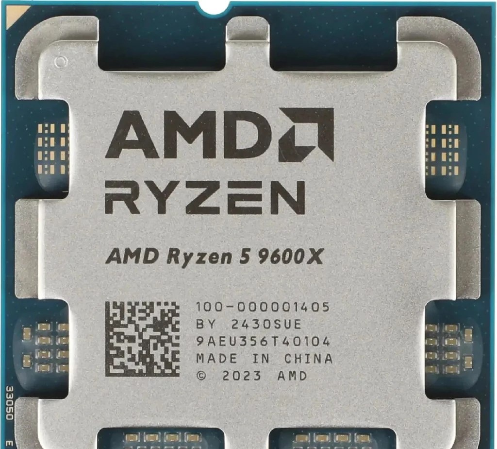 Processador Amd Ryzen 5 9600x, 3.9GHz 5.4GHz Turbo, 6-Cores 12-Threads, Am5 Novo Sem Caixa ou Cooler