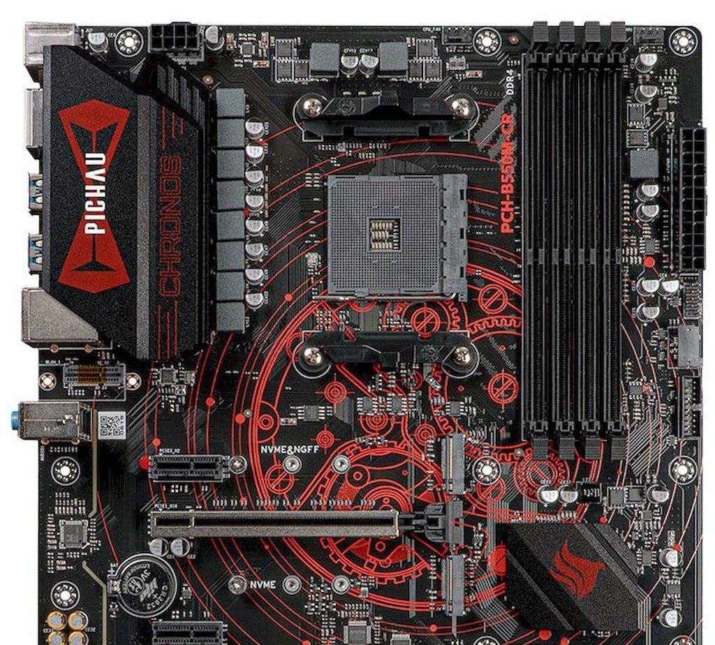 Placa mãe Chronos B550M-CR, DDR4, Socket AMD AM4, mATX, Chipset B550, PCH-B550M-CR